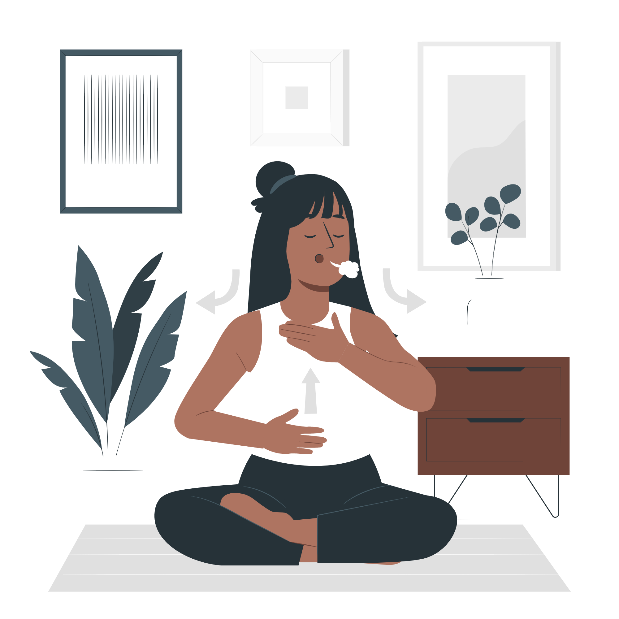 Práctica de yoga en casa para el bienestar diario